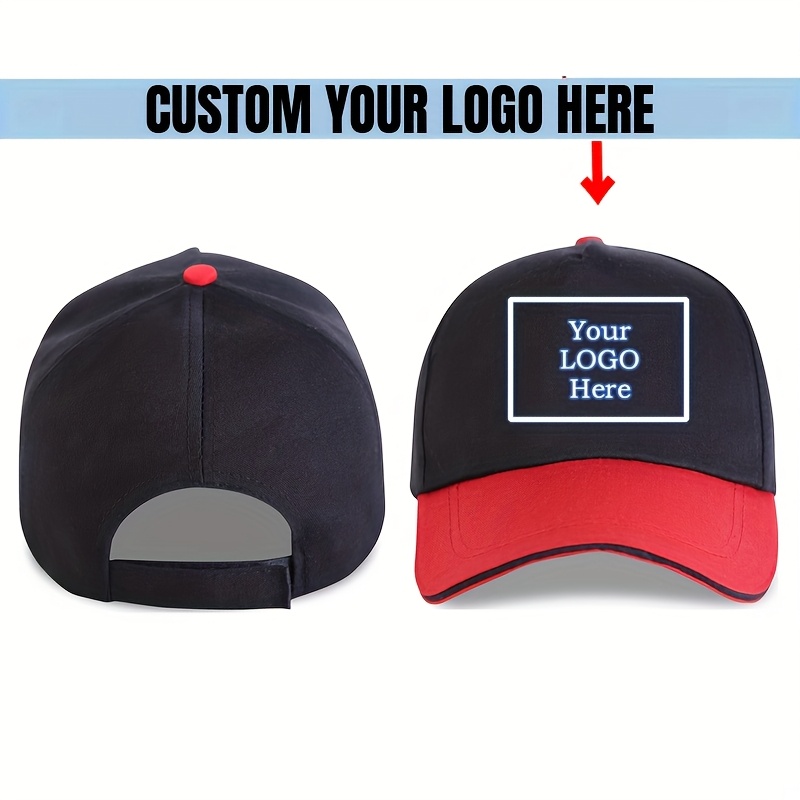 TEMU Gorra de Ajustable con Texto Personalizado - Compatible para Hombres y Mujeres, Lavable a Máquina, Regalo para de San Valentín, Día , Uso Casual