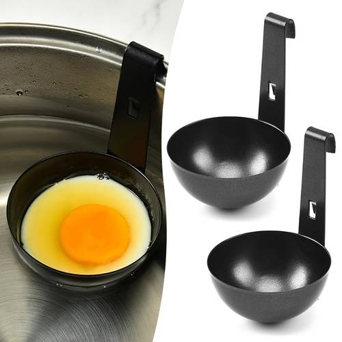 egg poacher machine large nonstick egg poaching pan cooked egg holder egg steamer rack kitchen gadgets