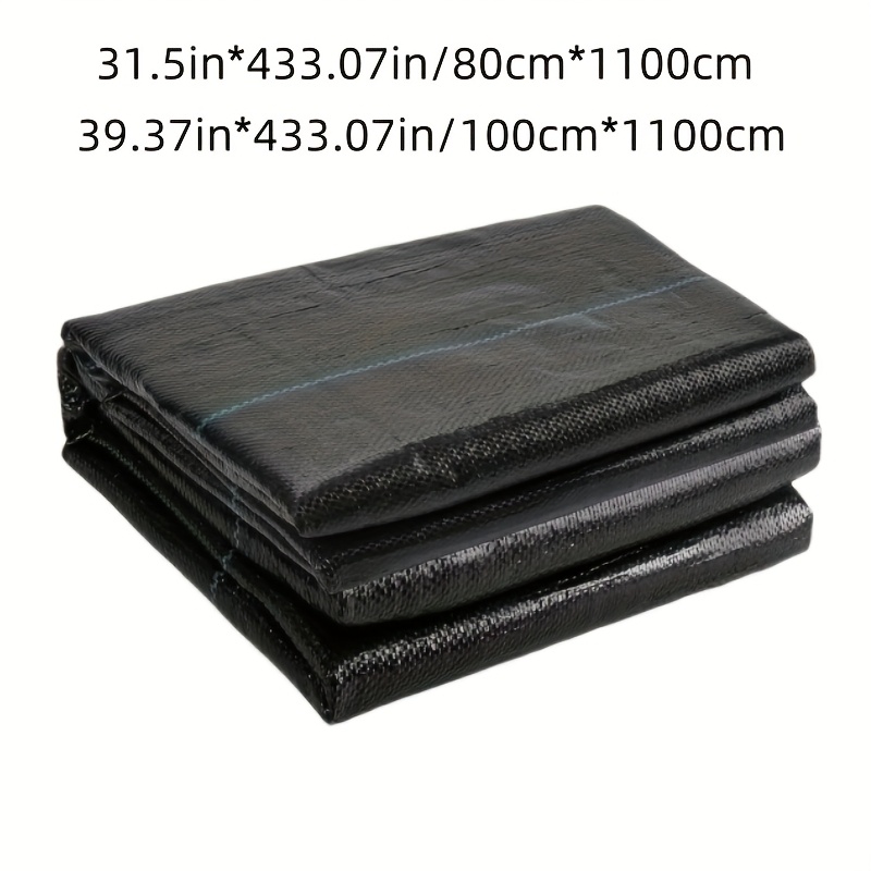 E-shop Schwerlast-Gartengewebe, 31,5" x 433,07" / 39,37" x 433,07", Landschaftsgewebe Unkrautbarriere, Schwerlast-Unkrautblock-Gartenmatte, für
