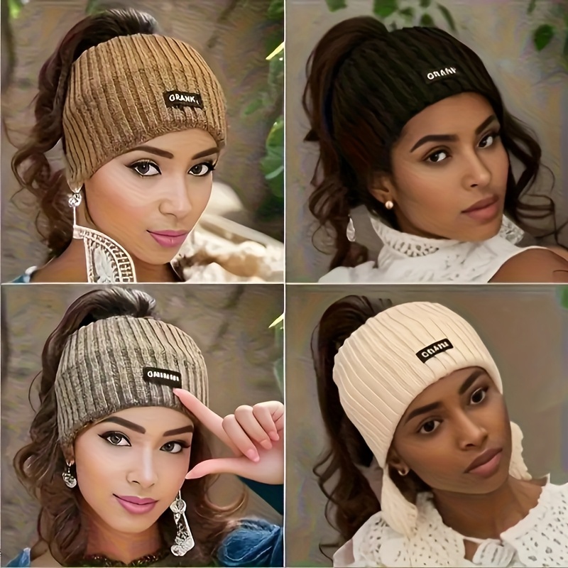 4pcs   hairbands for women   ear covers   solid color headbands fashionable and comfortable hair ties suitable for daily and formal occasions   halloween christmas and other festive events