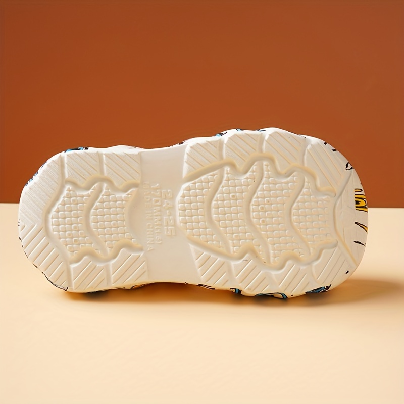 Casual Cute Cartoon Slip On Clogs For Boys, Lightweight Non-slip Wear-resistant Sandals For Indoor Outdoor Beach, Spring And Summer