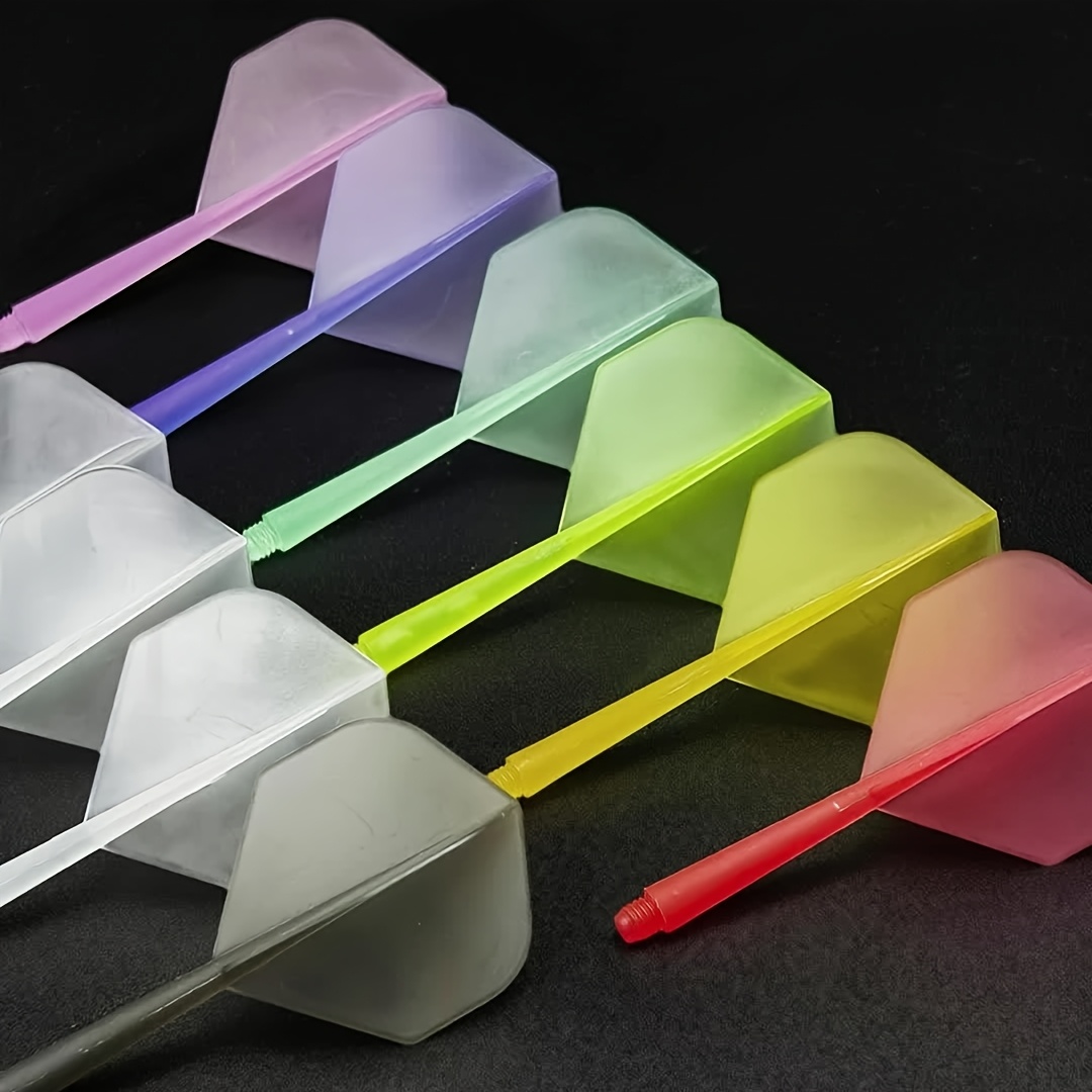 3pcs Integrated Dart Flights - High Transparency