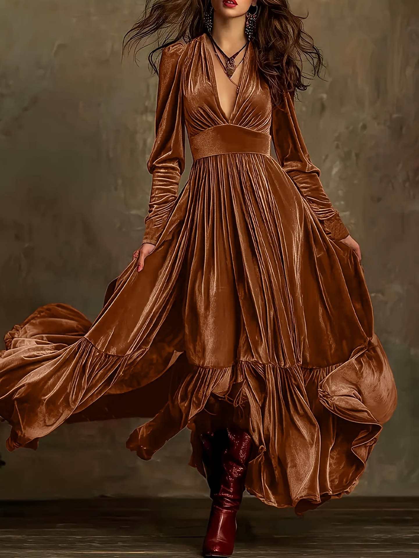 brown game day dress California Dress main image 1
