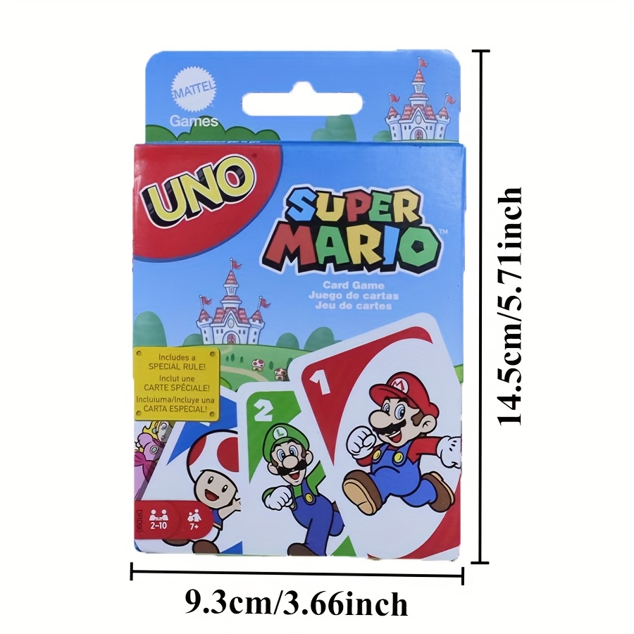 112 Mattel UNO Super Mario-kaarten