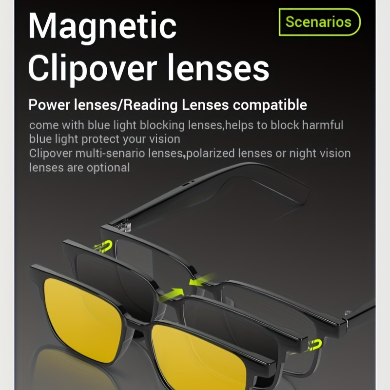 Magnetic Snap On Glasses - Temu