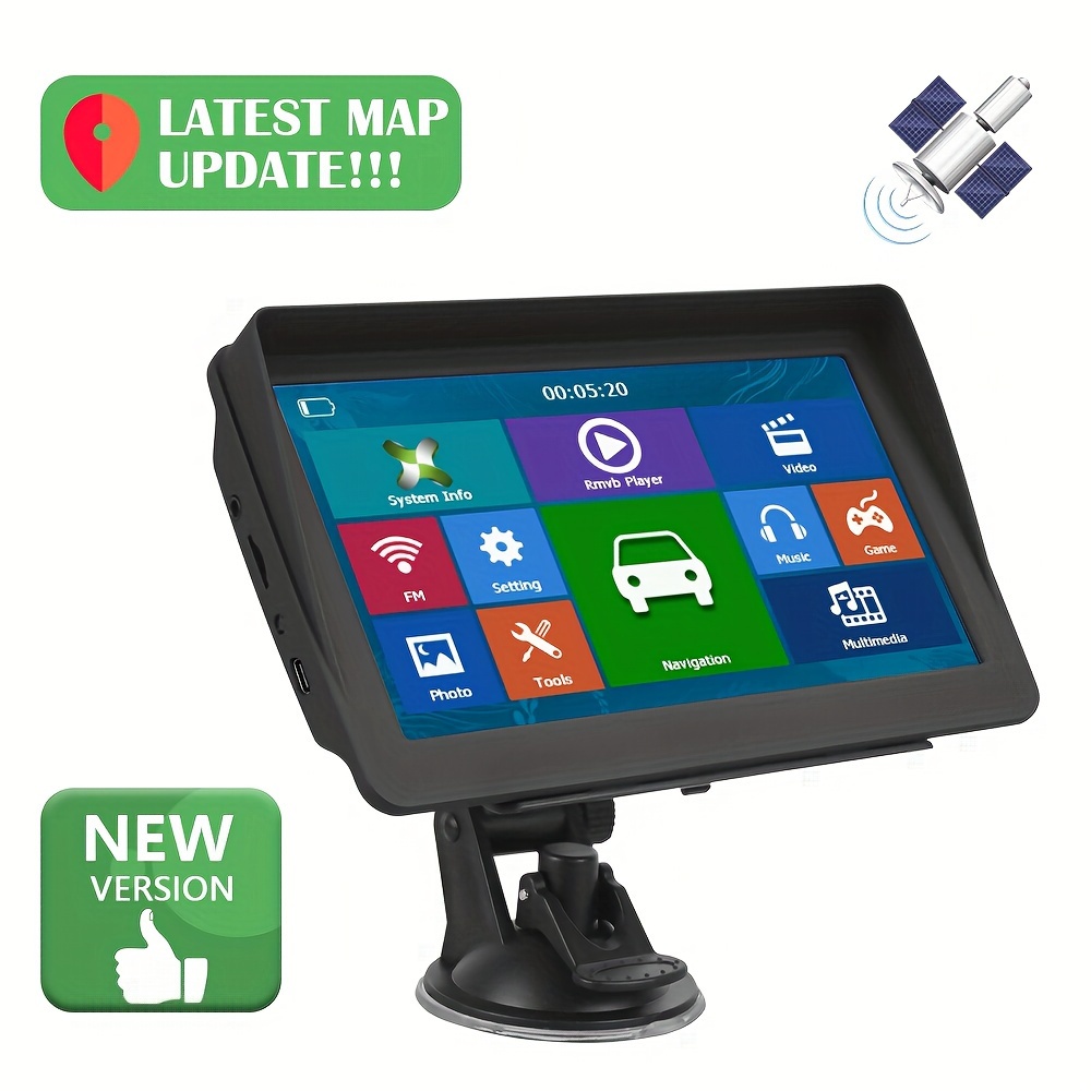 

7'' Touch Screen Car Gps Navigation Car Navigator Hd Gps With Map Car Navigator Support Fm Radio Mp3 Mp4