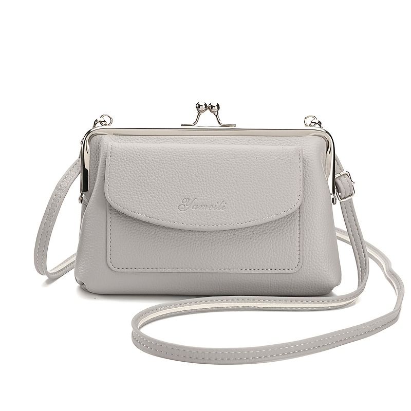 Elegant Beige Women' - Large Capacity Shoulder Purse With Adjustable Strap, & Lining, Perfect For Casual Or Evening Outfits
