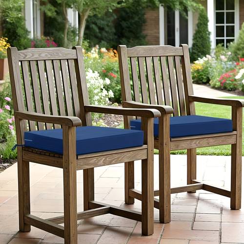 chair cushion 2pcs square chair cushion multi color and multi size outdoor square chair cushion chair cushion with ties and zippers for many outdoor