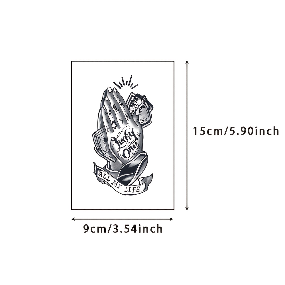 Image of American Herbal Tattoo Lasts 1-2 Weeks, Waterproof And Abrasion-resistant