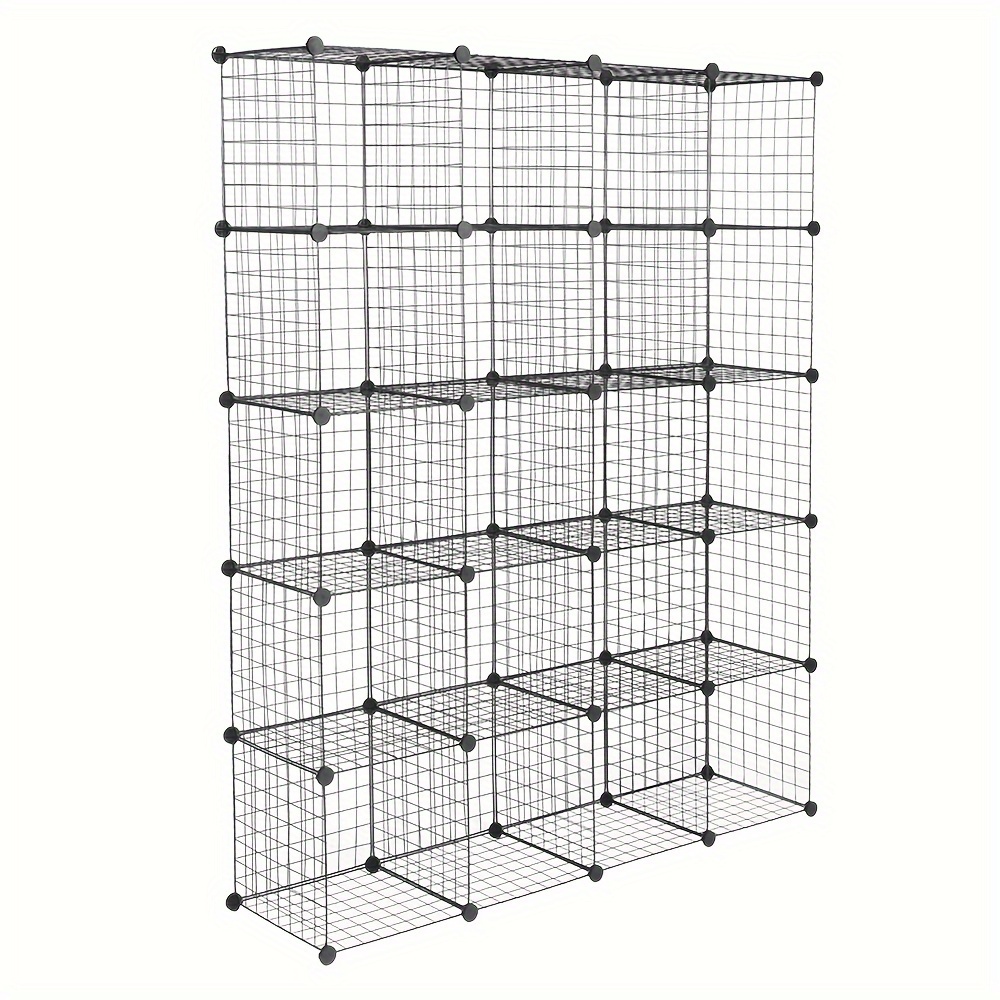 

Cube Storage Storage Shelves Wire Origami Shelves Metal Grid Multifunction Shelving Unit Modular Cubbies Organizer Bookcase