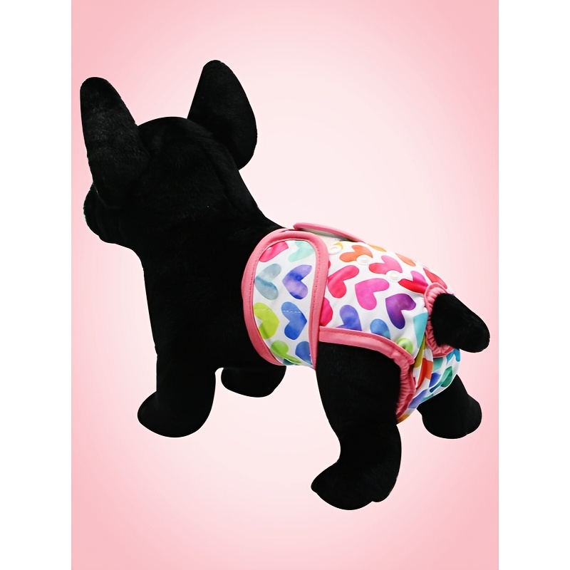 TEMU 1 pc de couches pour chiens réutilisables pour chiens femelles, conçues pour lavables et très absorbantes