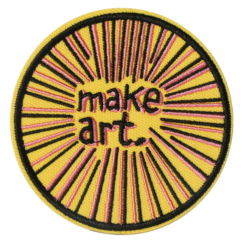 Temu – TEMU 1pc . 3x3in Embroidered Patch Iron On, Sewing Embroidery Applique Badge, Embroidered Patches Are Suitable For Backpacks, Dog Harnesses, Vests,