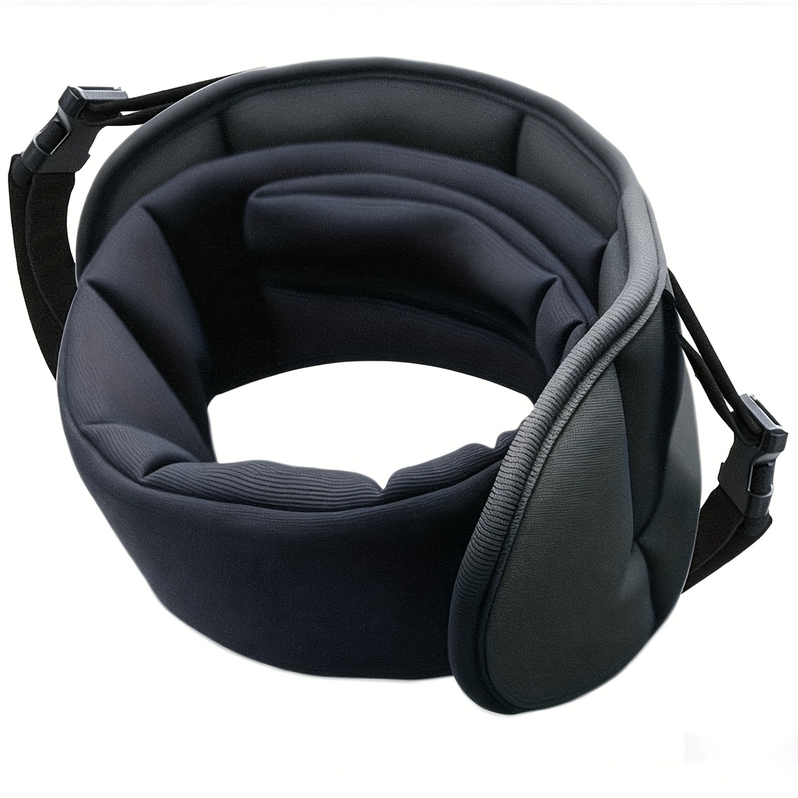 TEMU Travel Neck Pillow With Eye Mask, Light-blocking, Breathable, Supportive, Multi-functional -one Neck And Shoulder Support