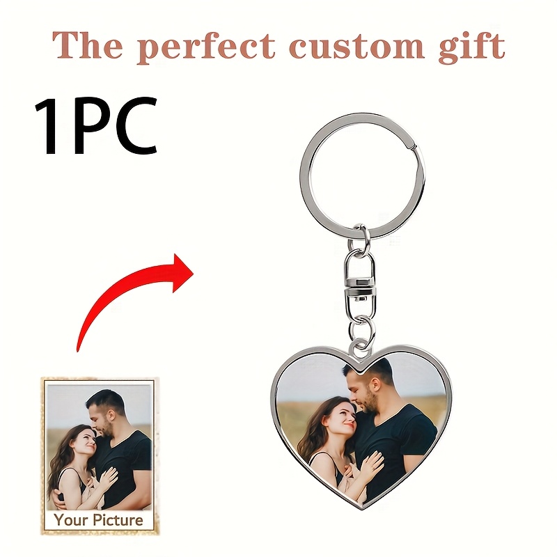 TEMU Personalized Custom Love Keychains Customized With Any Picture And To Parents, , As Customized Gifts. Used As Customized Gifts For Father's Day,