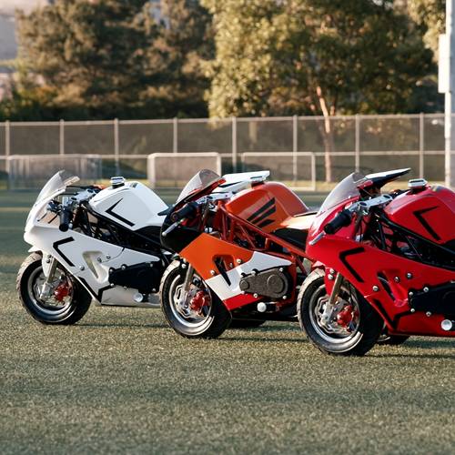mirni frp mini pocket bike 50cc 2 gas powered motorcycle bike with brakes 20 mph 165 lb capacity adult bike for riding motocross gear activity aerodynamic fairing engine