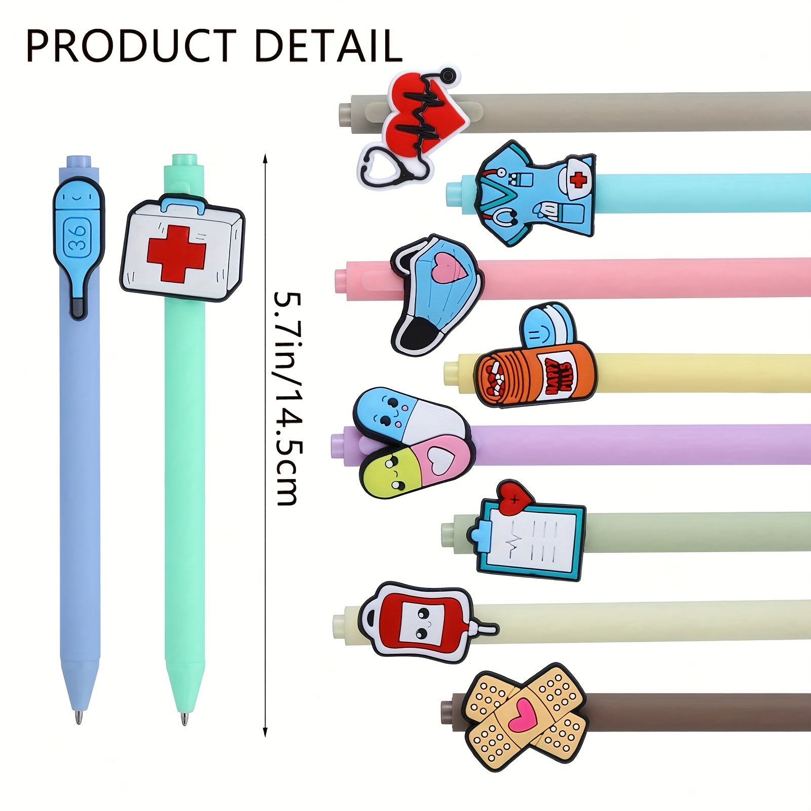 10 Krankenschwester Kugelschreiber - Lustige Nurse Stifte Als Geschenk