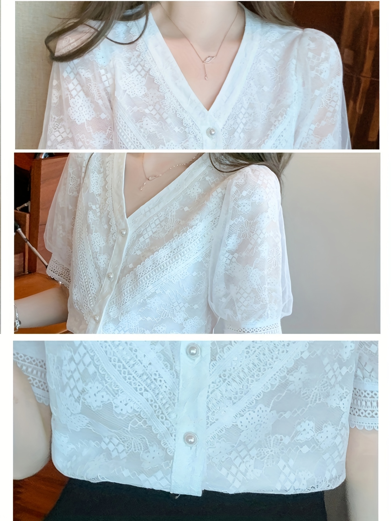 blouse blanche chemise manche bouffante transparente