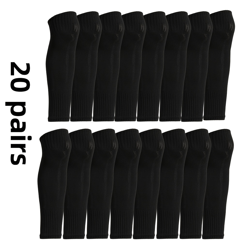 TEMU Calcetines largos de 20 con rayas y calados, medias de compresión para /verano, polainas de calentador para piernas de pickleball