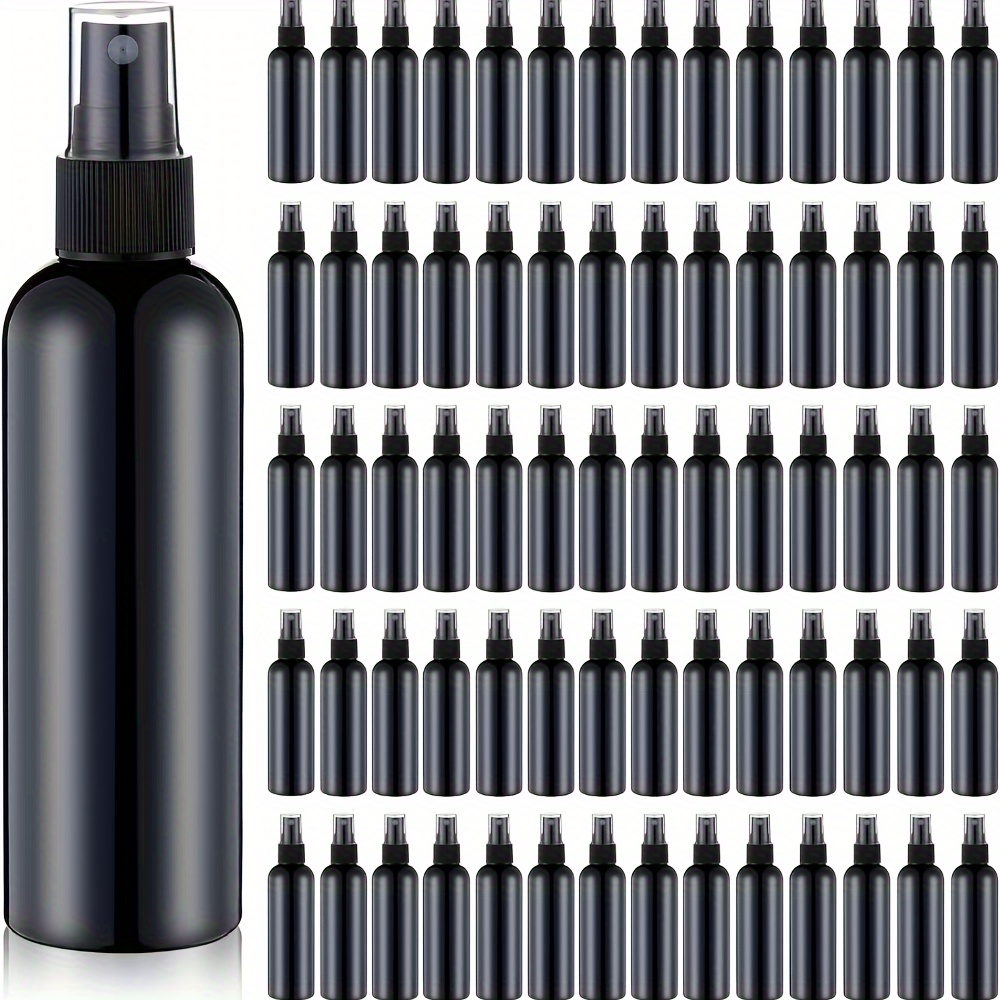 

20pcs Reusable Refillable Plastic Mist Spray Bottles - 100ml Capacity, Uv Protection, No Bpa, Perfect For Essential Oils, Travel, And More