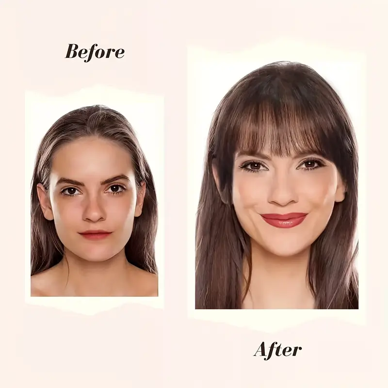 1pc clip in hair bangs for women natural look loose waves multi color options high temperature fiber versatile style accessory for all hair types details 2