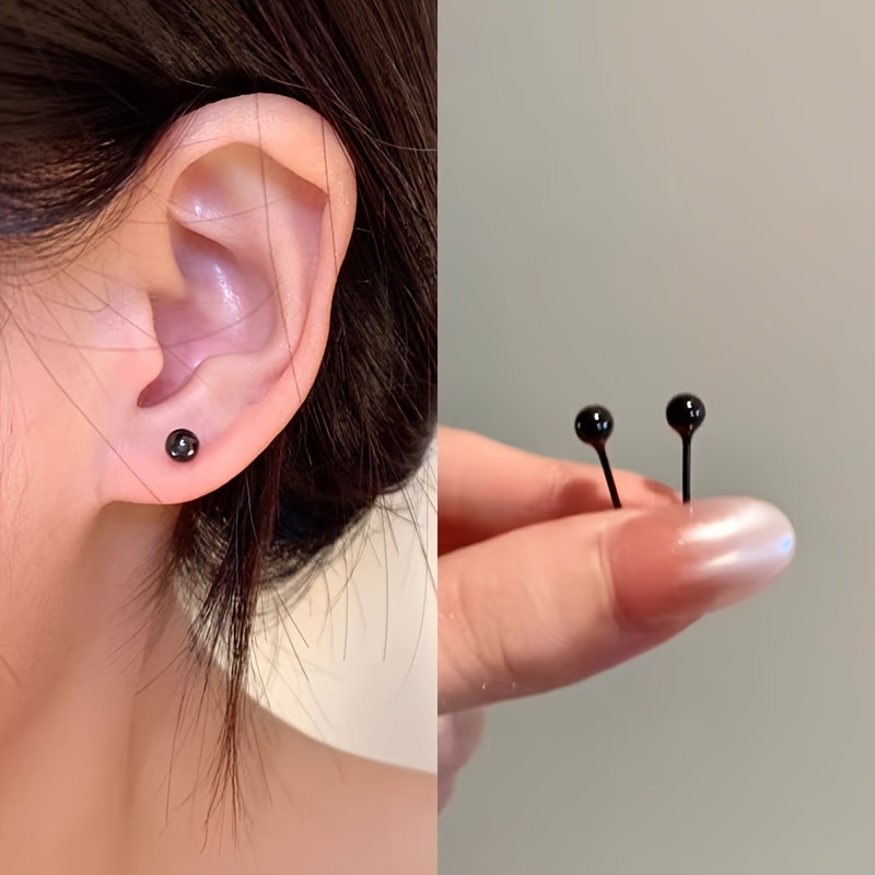 Colorful Bioceramic Ear Studs for Women, Cute & Easy Wear