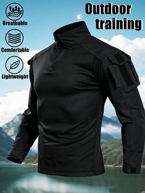 larawan ng item panlabas na frog suit para sa , -sports training, long sleeve t-shirt top, at , sa outdoor hunting shirt, multi-pocket adventure workwear, pioneer na additions