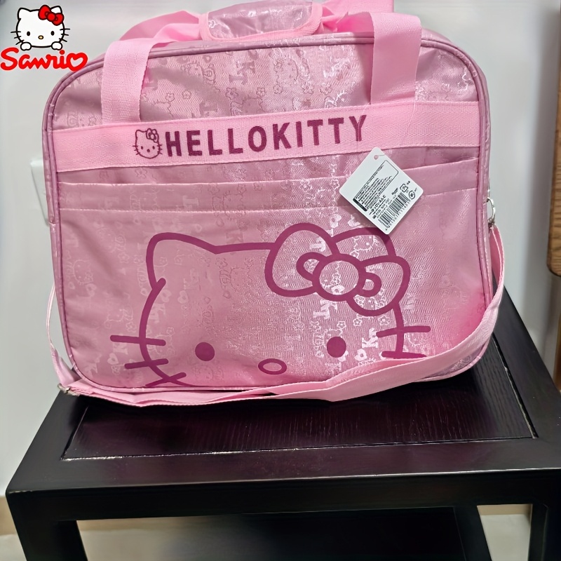 E-shop Sanrio Hello Kitty Rosa Großraum-Reisetasche Umhängetasche Mode-Flugreise-Tasche Schultertasche Handtasche