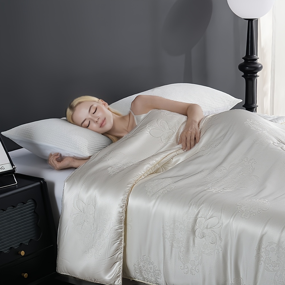 Silk Comforter Blanket Filling 1pc Luxury Pure Silk Comforter