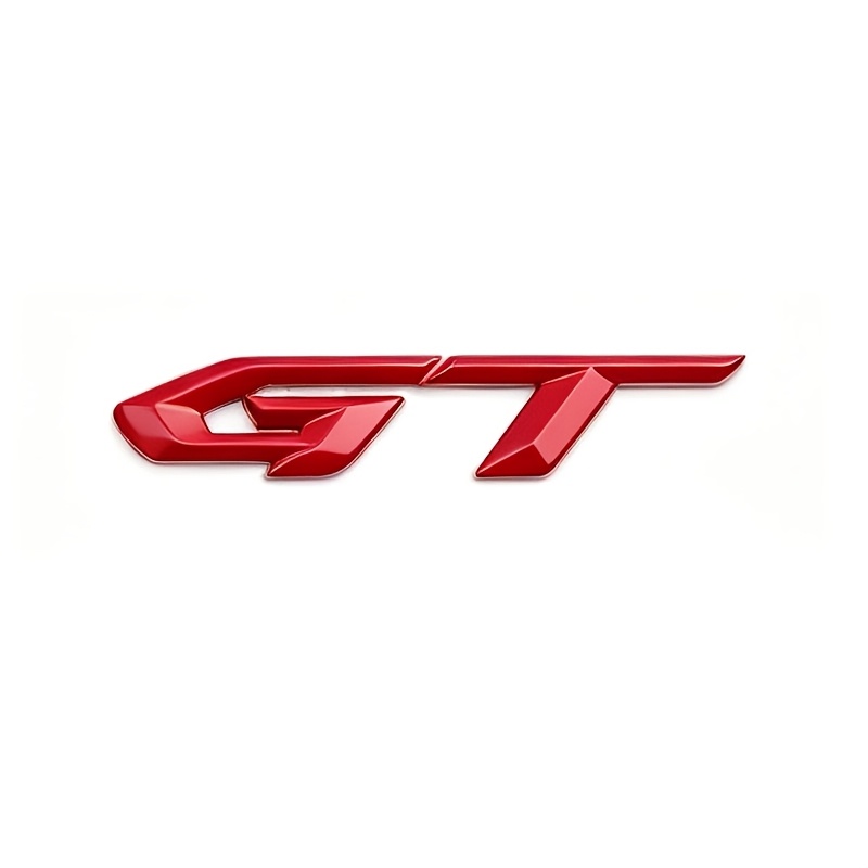 TEMU 1 de voiture en métal d'une seule pièce avec GT, adapté aux voitures , aux côtés de la carrosserie, aux ailes, aux coffres et à la décoration de