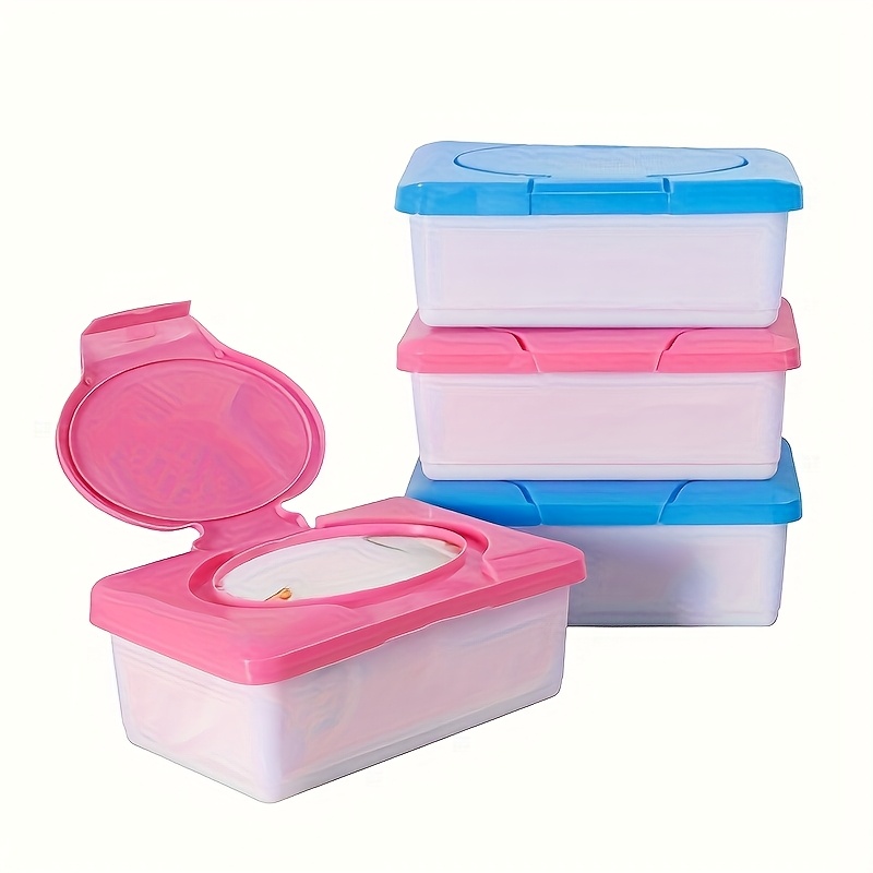 1pc wet wipes storage box wet towel dispenser with lid for s bathroom living room bedroom vanity essential household plastic wet wipe holder fits 80 count of 90g wet wipes