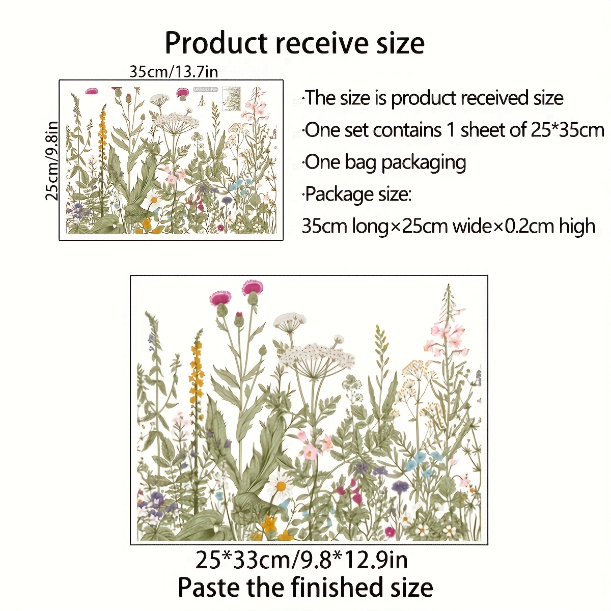 A Plant Flower Bird Wall Sticker Toilet Sticker Bathroom Home Decoration Wall Sticker Self-adhesive (summer Must Have) (ms8432)