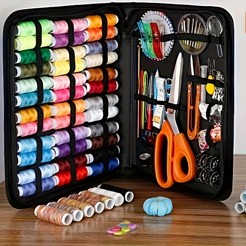 

Sewing Kit With /205 Sewing Supplies And Accessories - 24-color , Needle And Thread Kit Products For Small Fixes, Basic Mini Travel Sewing Kit For Emergency Repairs