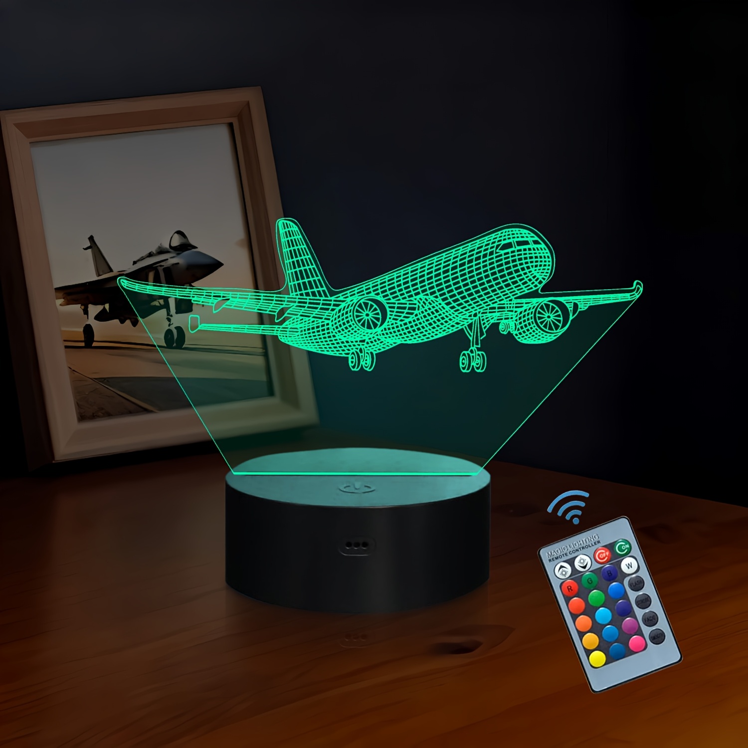 Airplane night light detail