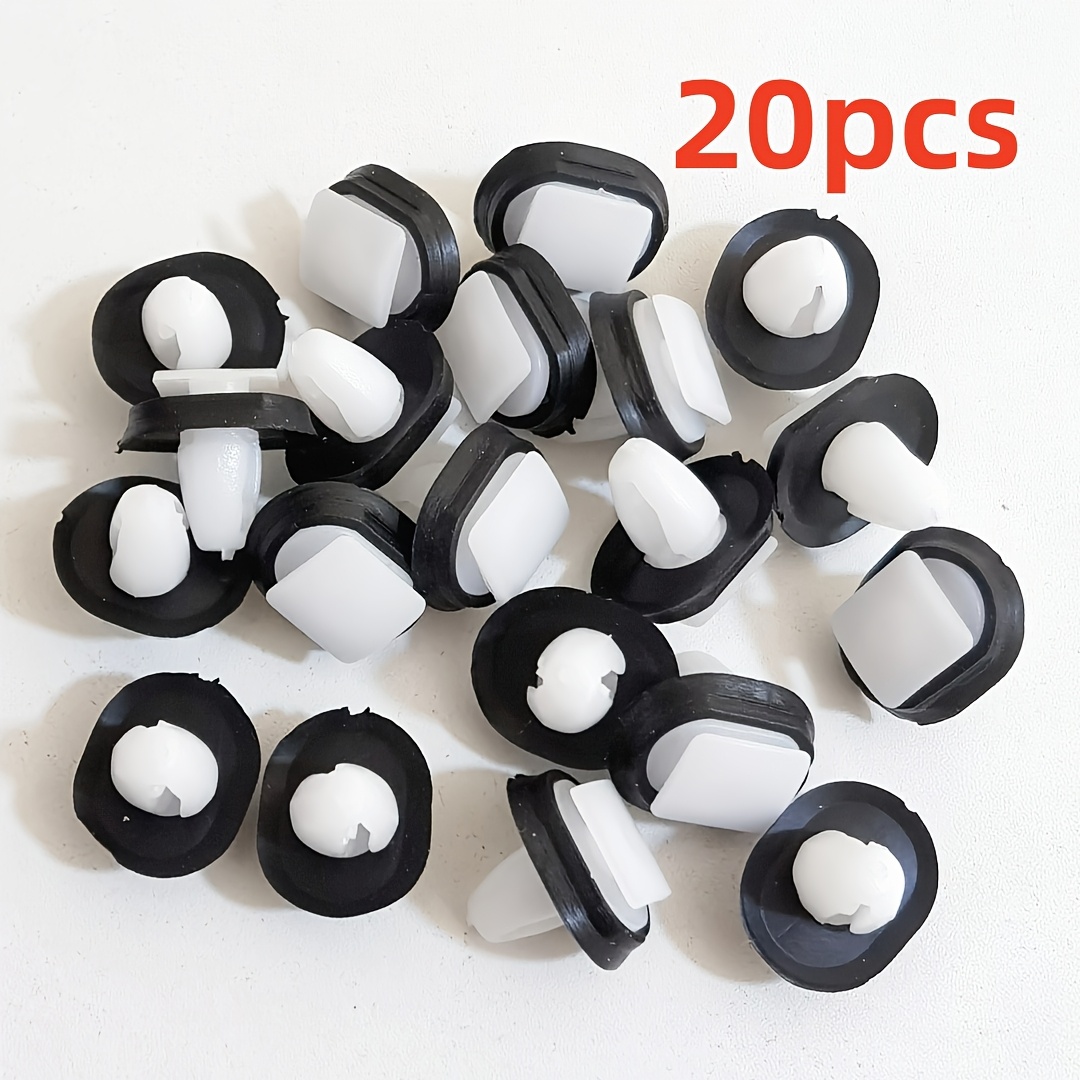 E-shop Set mit 20 Klemmen zur Befestigung von Türverkleidungen, aus Kunststoff. Passend für FIAT, Peugeot und Citroen Modelle. Kompatibel mit