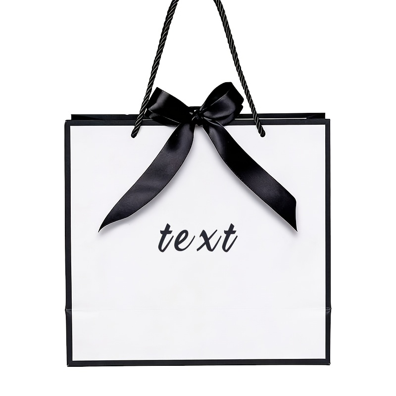 TEMU 1 personnalisé, personnalisable, style nœud, en papier, léger et pliable, idéal pour cadeau de fête des mères/cadeau /cadeau de Noël/cadeau de