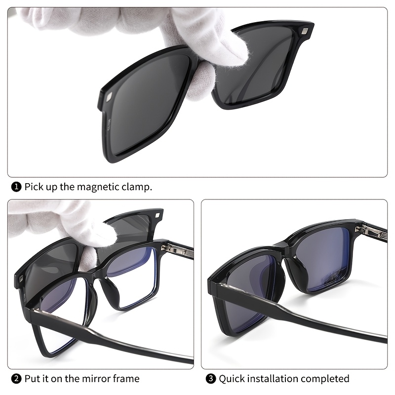clip on glasses with lift up lenses