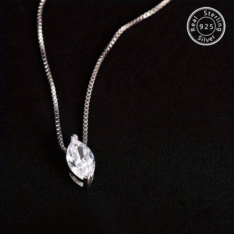 

925 Moissanite Diamond Necklace, , Personalized , Is Not To , For , , Any - 's Day, , , Christmas, Free Box