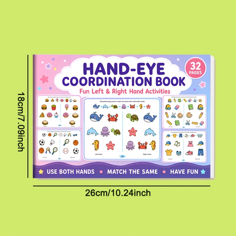 TEMU Activités de gymnastique cérébrale, 'activités de coordination œil-main pour enfants, , de concentration et de réflexion, Exercices de