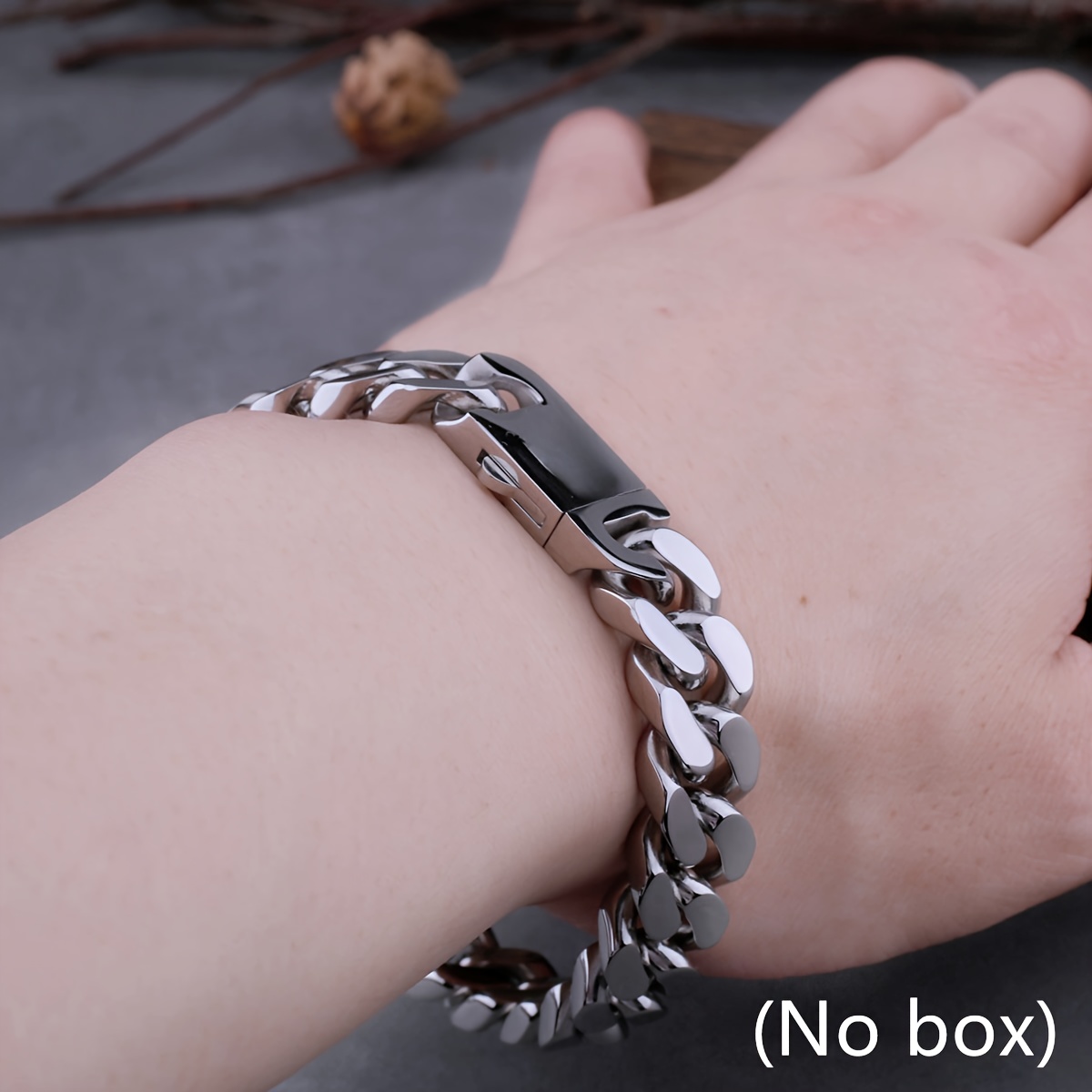 Viking Cast Cuban Chain Men's Bracelet