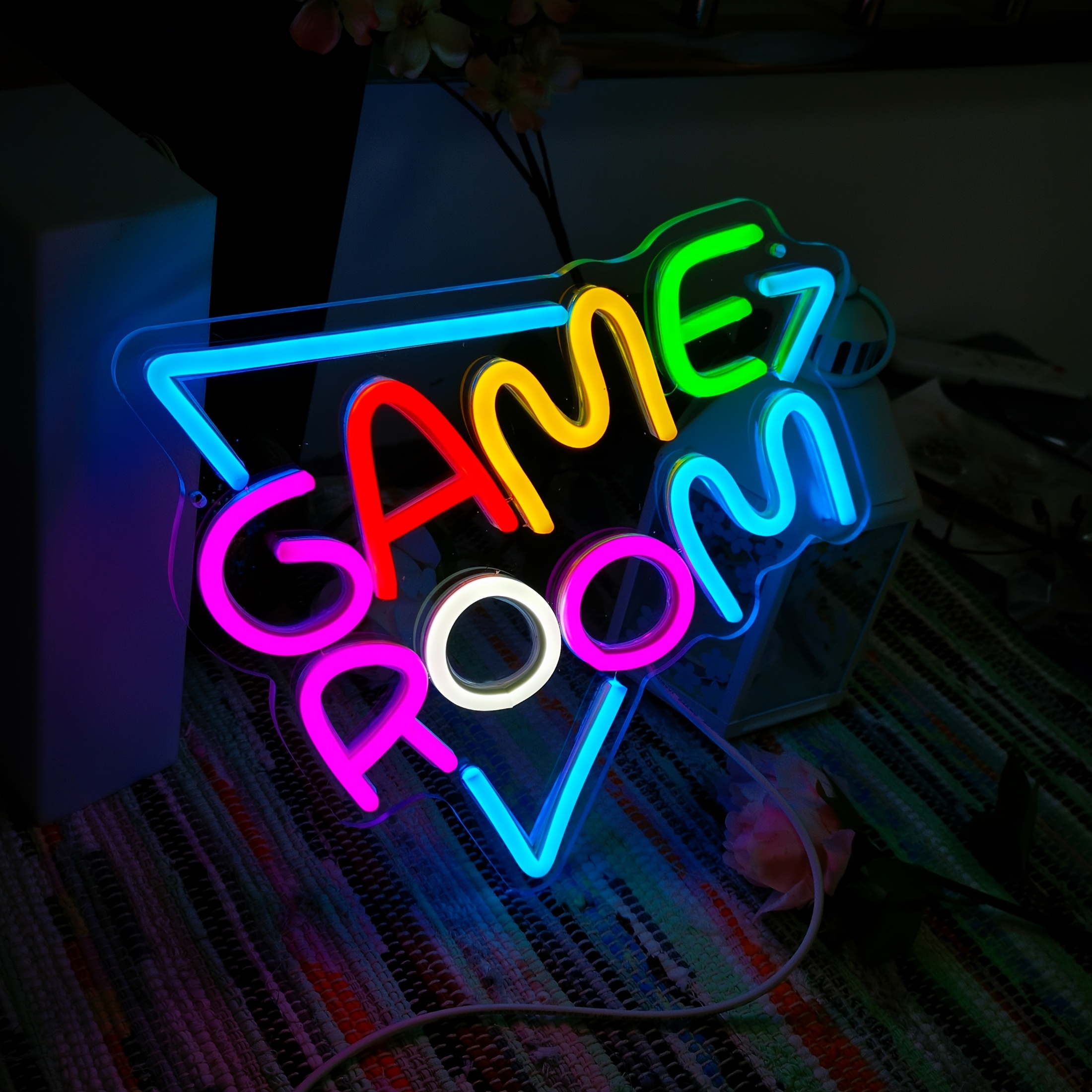 Animated Movie Game Neon Sign – USB Powered LED Wall Art For Bedroom, Party Decor (Multiple Designs)
