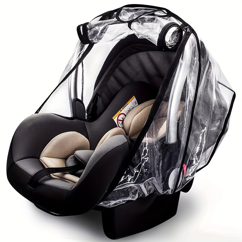 

Car Seat Rain Cover, Grade Eva, Universal Car Seat Rain, Waterproof, Protection, Snow, Rain Cover Features Quick- Zipper Door And Side Ventilation