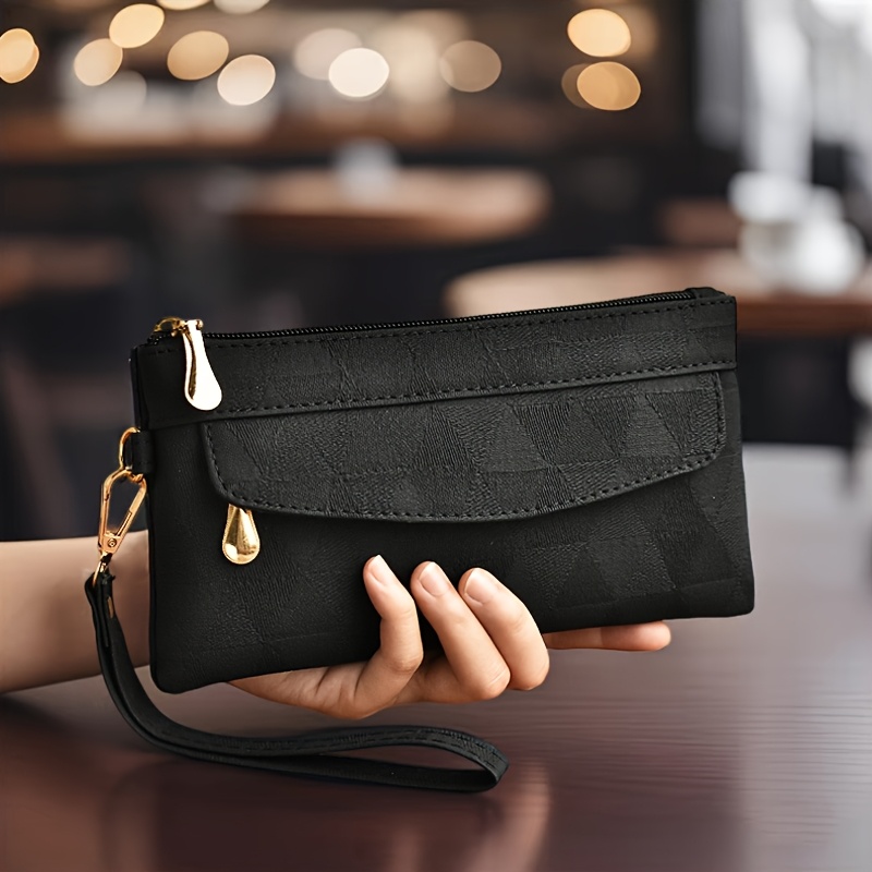 Image of Fashionable Women's Clutch With A Zipper, Versatile Casual Small Square Handbag, New Style Mini Bag