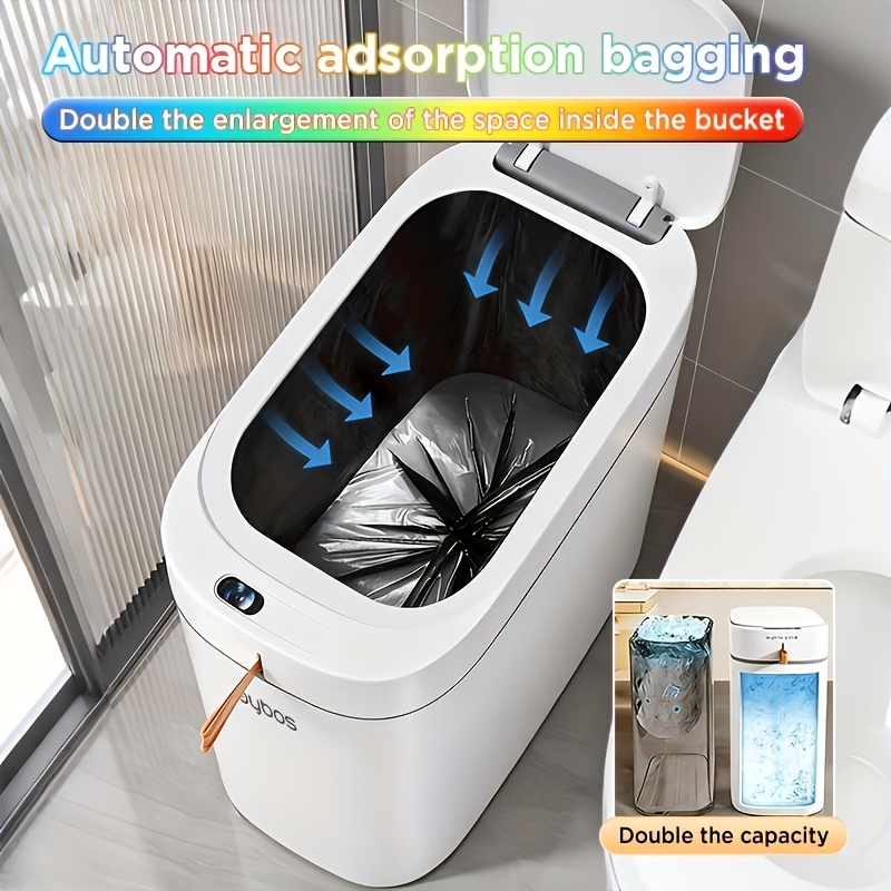 Automatic Sealing Sensor Trash Cans Control Odors The Automatic Lid Suitable For Kitchens Homes And Offices