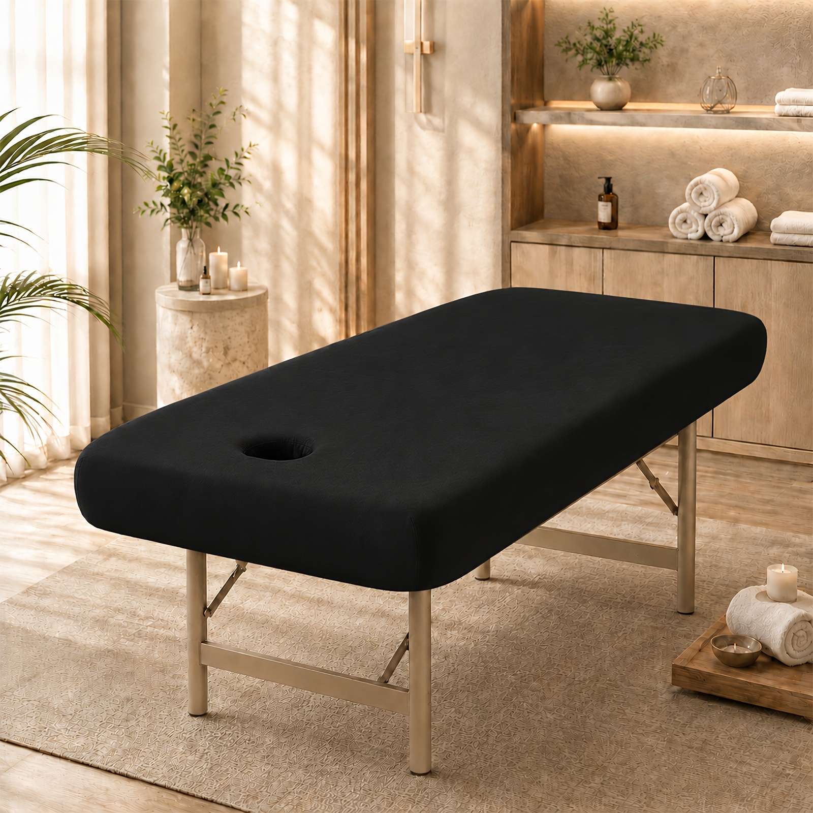 TEMU Sábana para cama de masaje para el hogar, cama de belleza, toalla sanitaria