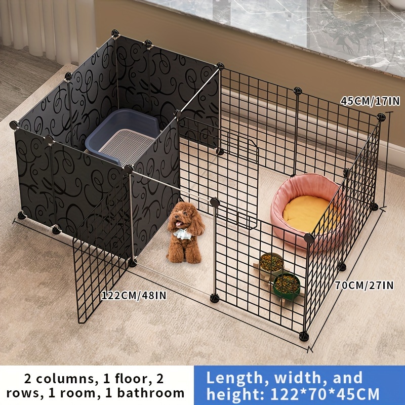 pet fence dog cage pet fence for dogs indoor dog cage for small dogs pet barrier   combinable a fence for training dogs   a fixed place to go to the bathroom Product details 1