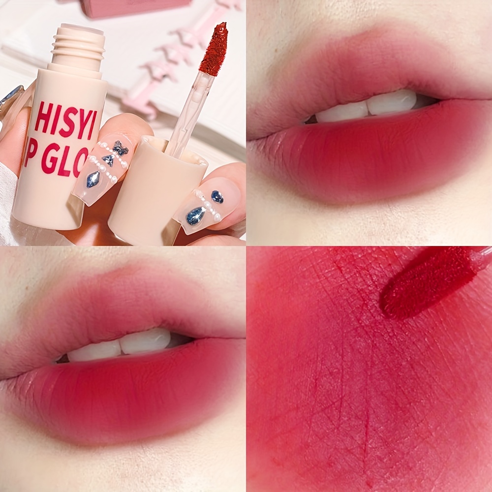 

Velvet Gloss Lip Glaze, Long-lasting High-pigment Pink Lip Color, Moisturizing Lip Balm Lipstick, Ladies Makeup, Perfect Mother's Day Gift