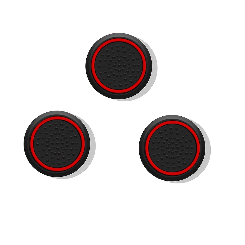 TEMU Juego de 3 protectores de pulgares para mando Pro de PS4/PS5//Switch - Tapas de joystick antideslizantes con elástico , a presión, compatibles