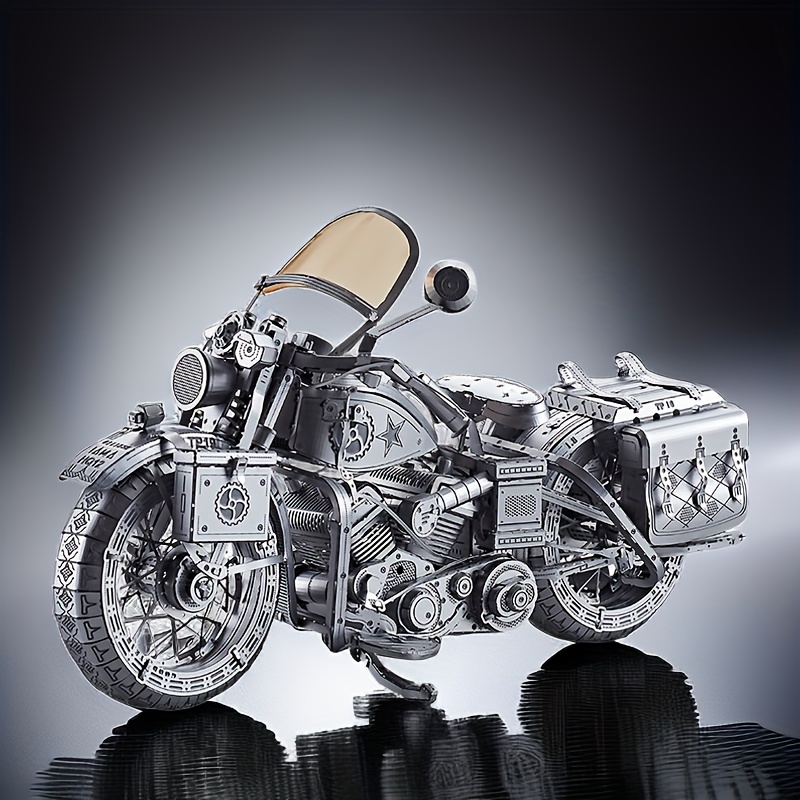 

Adult Toys High Difficulty Handmade 1942 Military Motorcycle 3d Metal Mechanical Assembly Model Three-dimensional Puzzle Handmade Diy Creative Decoration