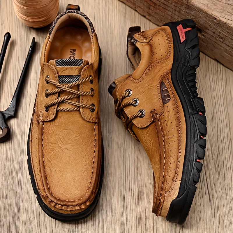 Mocassins En Cuir Pour Homme, Chaussures De Travail Formelles, Chaussures Confortables Pour Le Bureau, Bottes De Marche Pour Homme, Bottes De Marche à Bout Pointu Bas Pour Homme, Chaussures Habillées