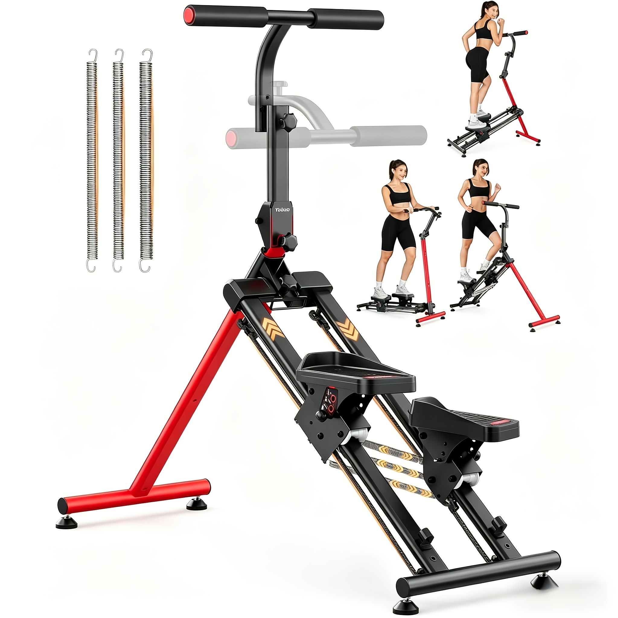 Foldable Home Foot Pedal Exerciser - Portable, Space-, Non-slip For Indoor Fitness